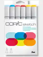 Набор маркеров Copic Sketch, 6 штук