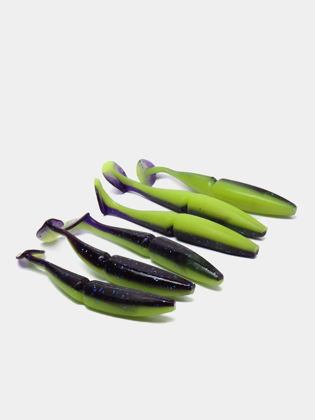 Сиреневый приманка мягкая Sawamura OneUp Shad 4 дюйма
