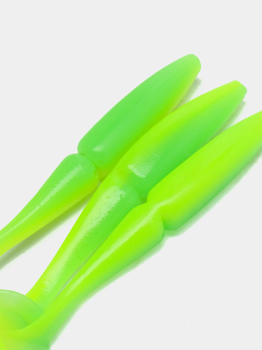 Салатовый приманка мягкая Sawamura OneUp Shad 4 дюйма