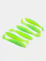 Салатовый приманка мягкая Sawamura OneUp Shad 4 дюйма