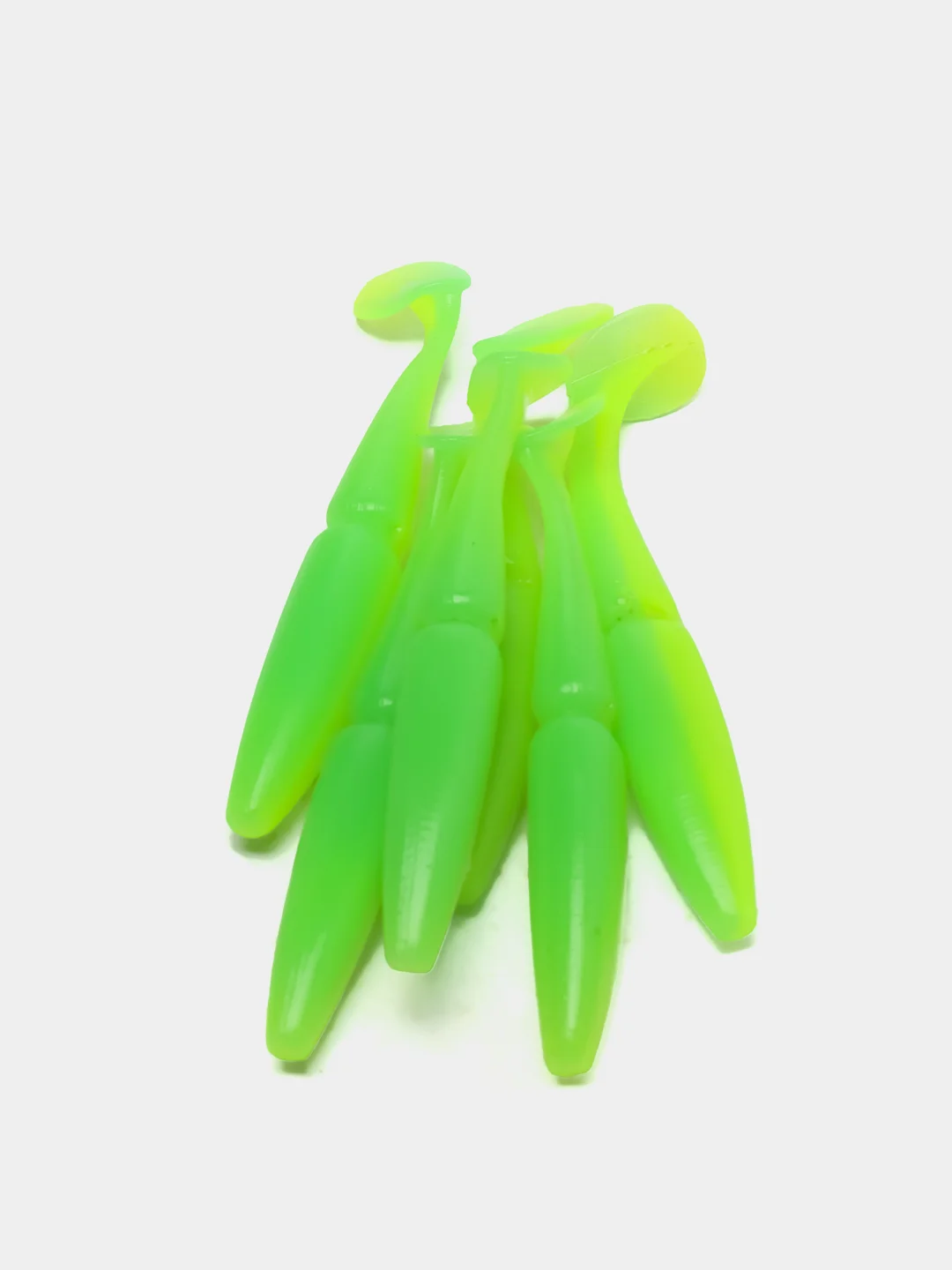 Салатовый приманка мягкая Sawamura OneUp Shad 4 дюйма