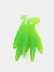 Салатовый приманка мягкая Sawamura OneUp Shad 4 дюйма