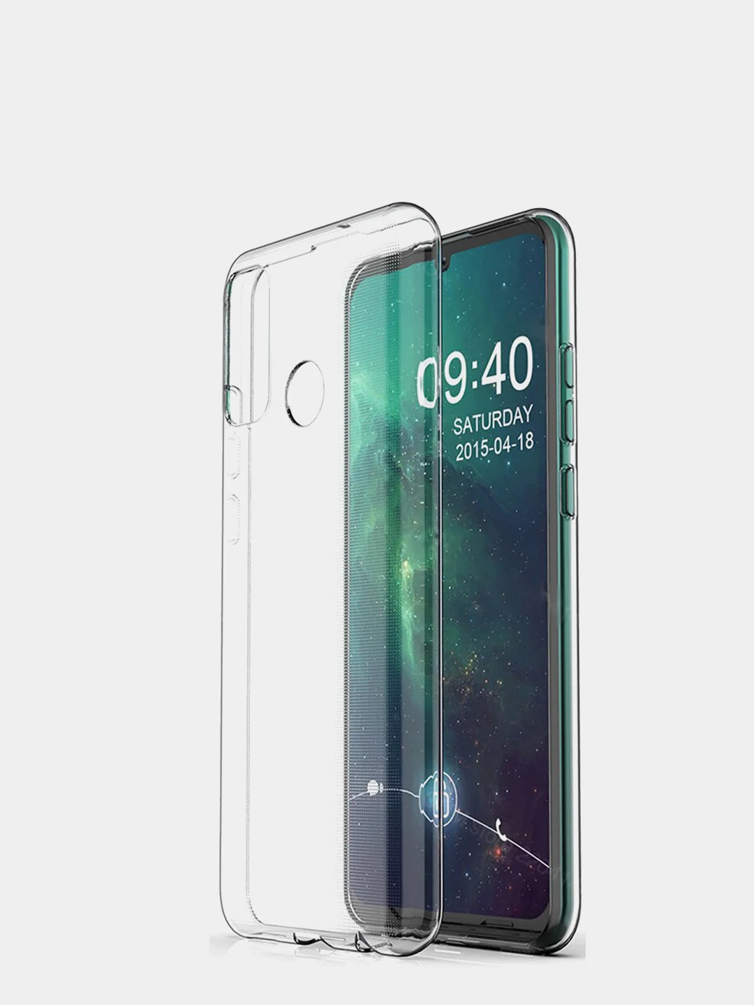 Чехол прозрачный Honor P smart 2020,  Huawei Nova Lite 3+ силиконовый