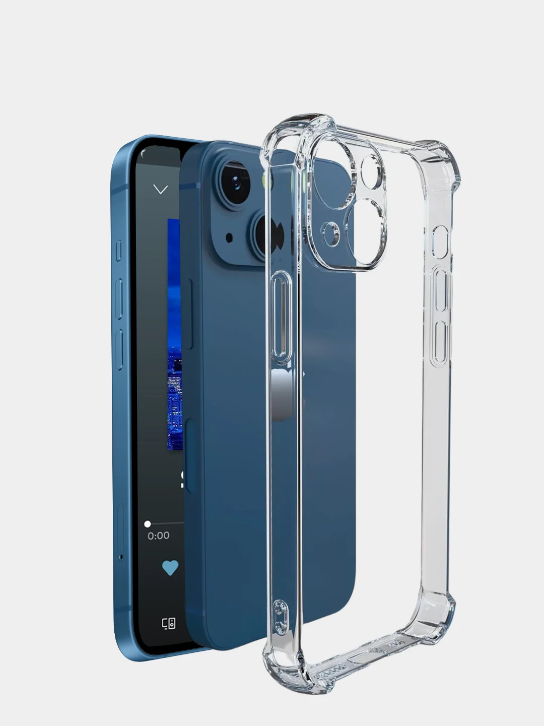 Чехол прозрачный iPhone 13, 13 Pro, 13 Pro Max, 13 mini противоударный