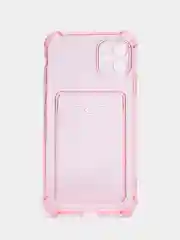 Прозрачный чехол для iPhone XR, 11, 12, 13, 14, Pro, Pro Max, 7 / 8, 7 Plus, с карманом для карт