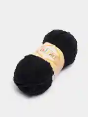 Черный плюшевая пряжа Alize Softy