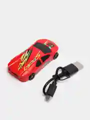Красный индукционная USB зажигалка в виде гоночной машины