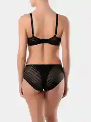 Черный бюстгальтер женский Conte Elegant "SPORT GLAM" на каркасах, мягкая чашка