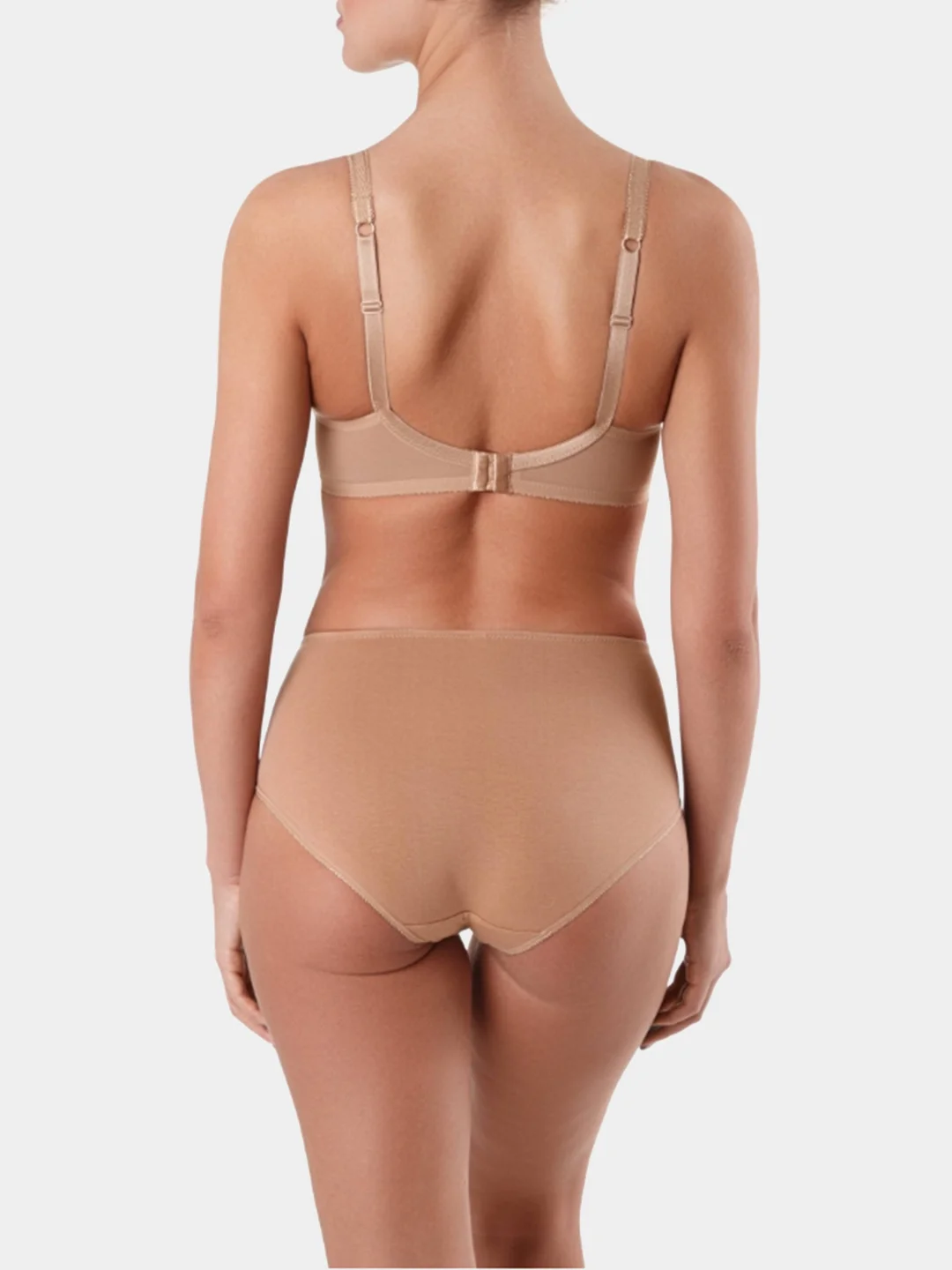 Коричневый бюстгальтер женский Conte Elegant Sensuelle, мягкая чашка