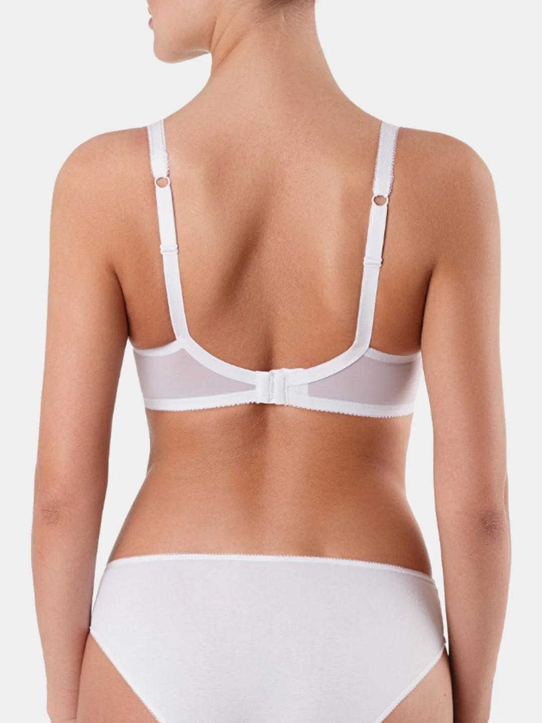 Белый бюстгальтер женский Conte Elegant Sensuelle, мягкая чашка
