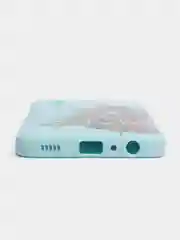 Лазурный чехол силиконовый с принтом Samsung Galaxy A03 Core (самсунг)