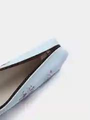 Мятный пенал школьный для девочек