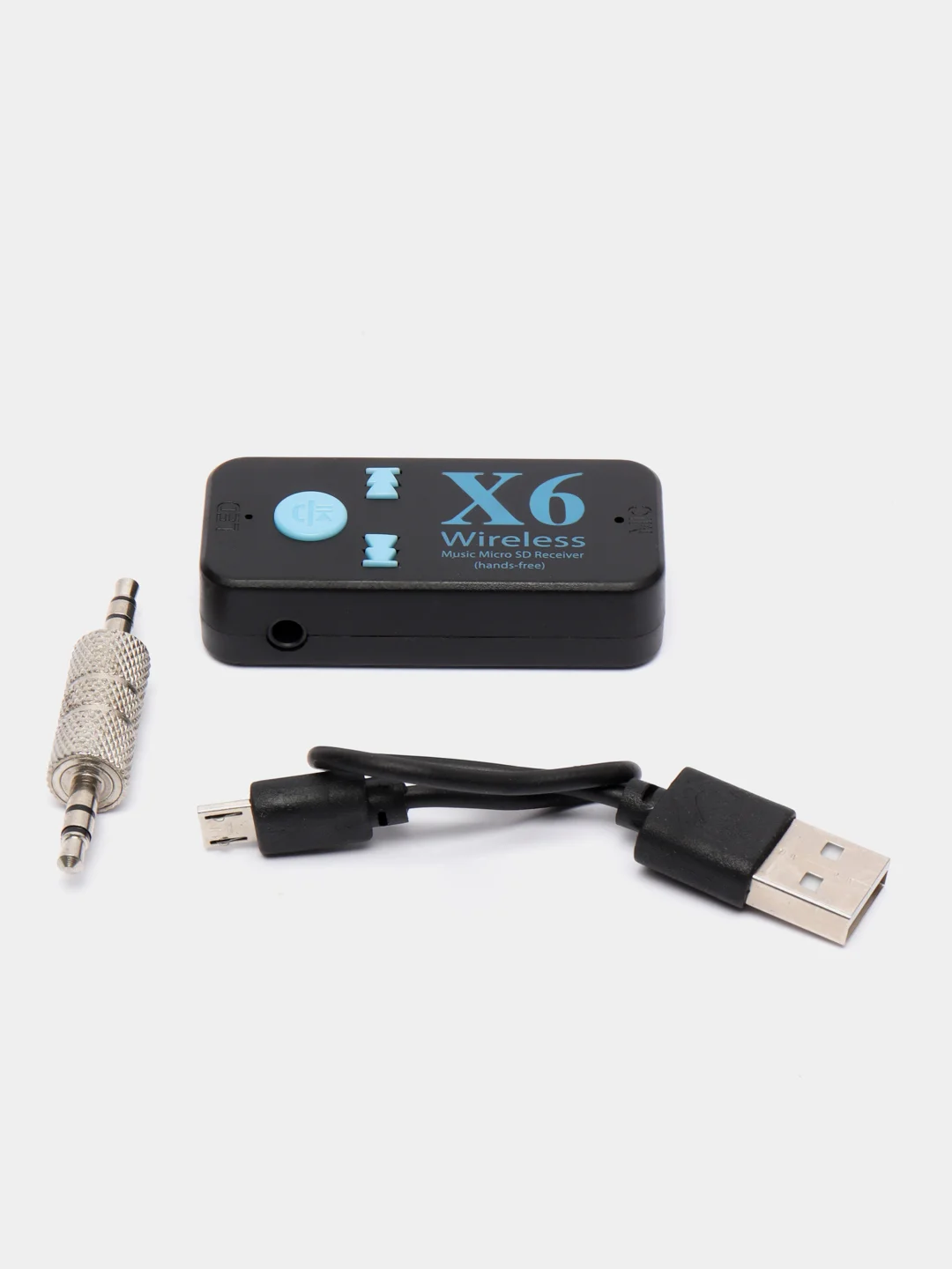 Синий блютуз ресивер JBH AUX BT-06, для авто, черный, автомобильный AUX ресивер Bluetooth