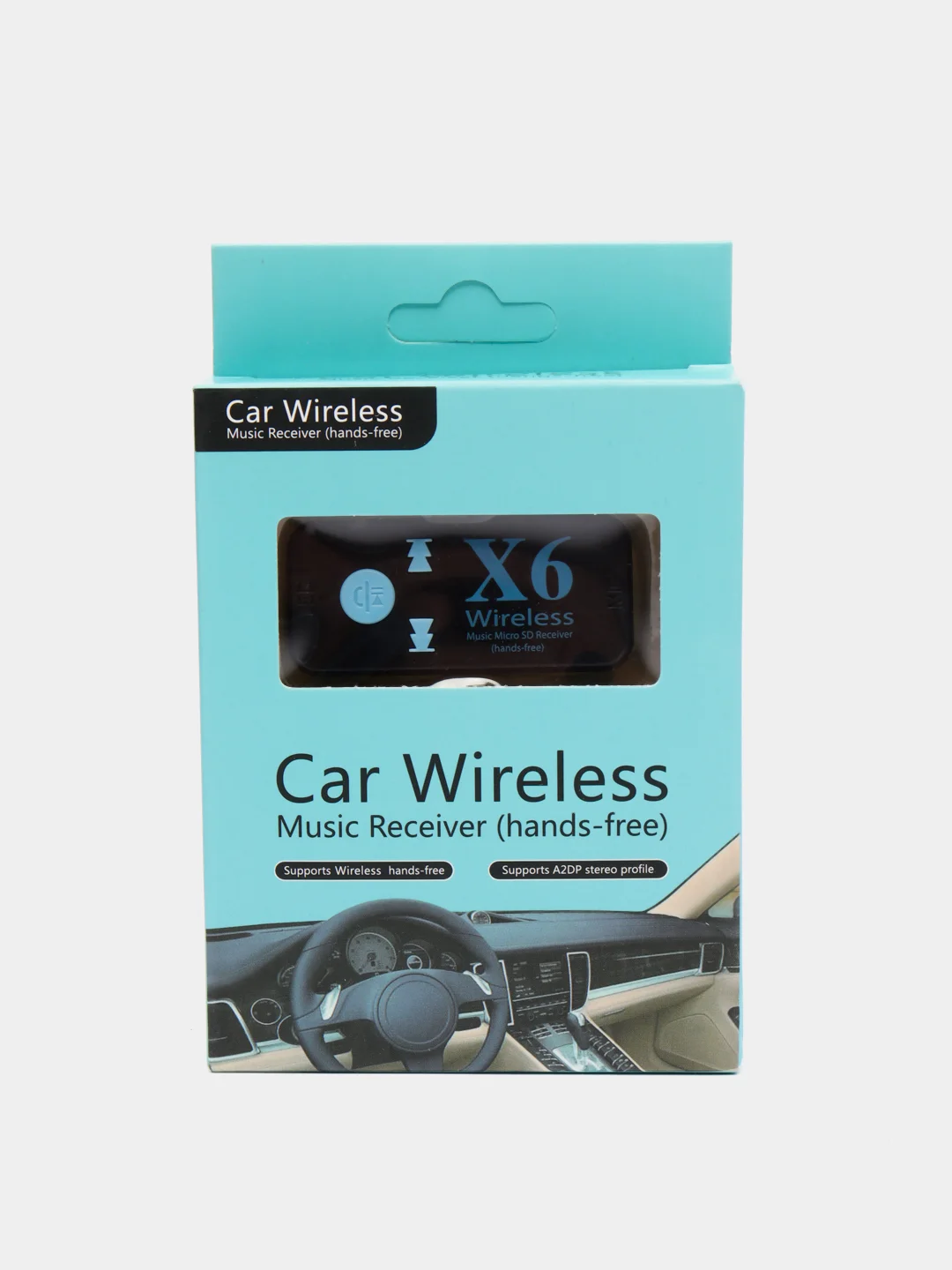 Синий блютуз ресивер JBH AUX BT-06, для авто, черный, автомобильный AUX ресивер Bluetooth