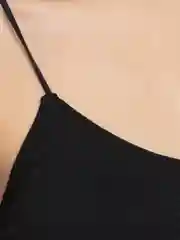 Черный топ женский с открытой спиной