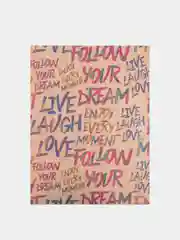 Бумага подарочная упаковочная крафтовая Follow your dream 50 х 70 см
