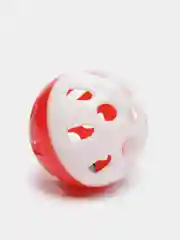 Красный игрушка для кошек мяч-погремушка пластиковая, с бубенчиком