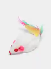 Игрушка для кошек и котят "Мышка белая"