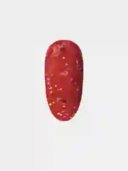 Багровый гель лак Runail Professional "Mineral", с текстурой природного камня