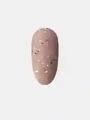 Бежевый меланж гель лак Runail Professional "Mineral", с текстурой природного камня