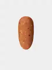 Оранжевый гель лак Runail Professional "Mineral", с текстурой природного камня