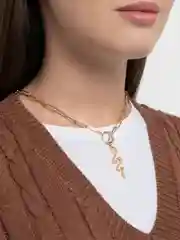Цепочка "Змея", с массивными звеньями
