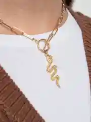 Цепочка "Змея", с массивными звеньями