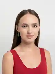 Желтый серьги "Мармеладные мишки"