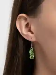 Желтый серьги "Мармеладные мишки"