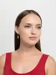 Желтый серьги "Мармеладные мишки"