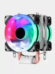 Кулер для процессора, RGB-подсветка, двойной вентилятор