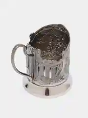 Подстаканник Кольчугинский мельхиор "Мишки в лесу" никелированный