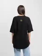 Розовый футболка оверсайз