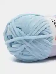 Голубой пряжа YarnArt Dolce плюшевая, микрополиэстер, 100 г, 120 м