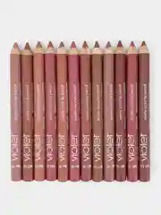 Карандаш для губ Violet Waterproof Lipstick, с точилкой, 12 цветов