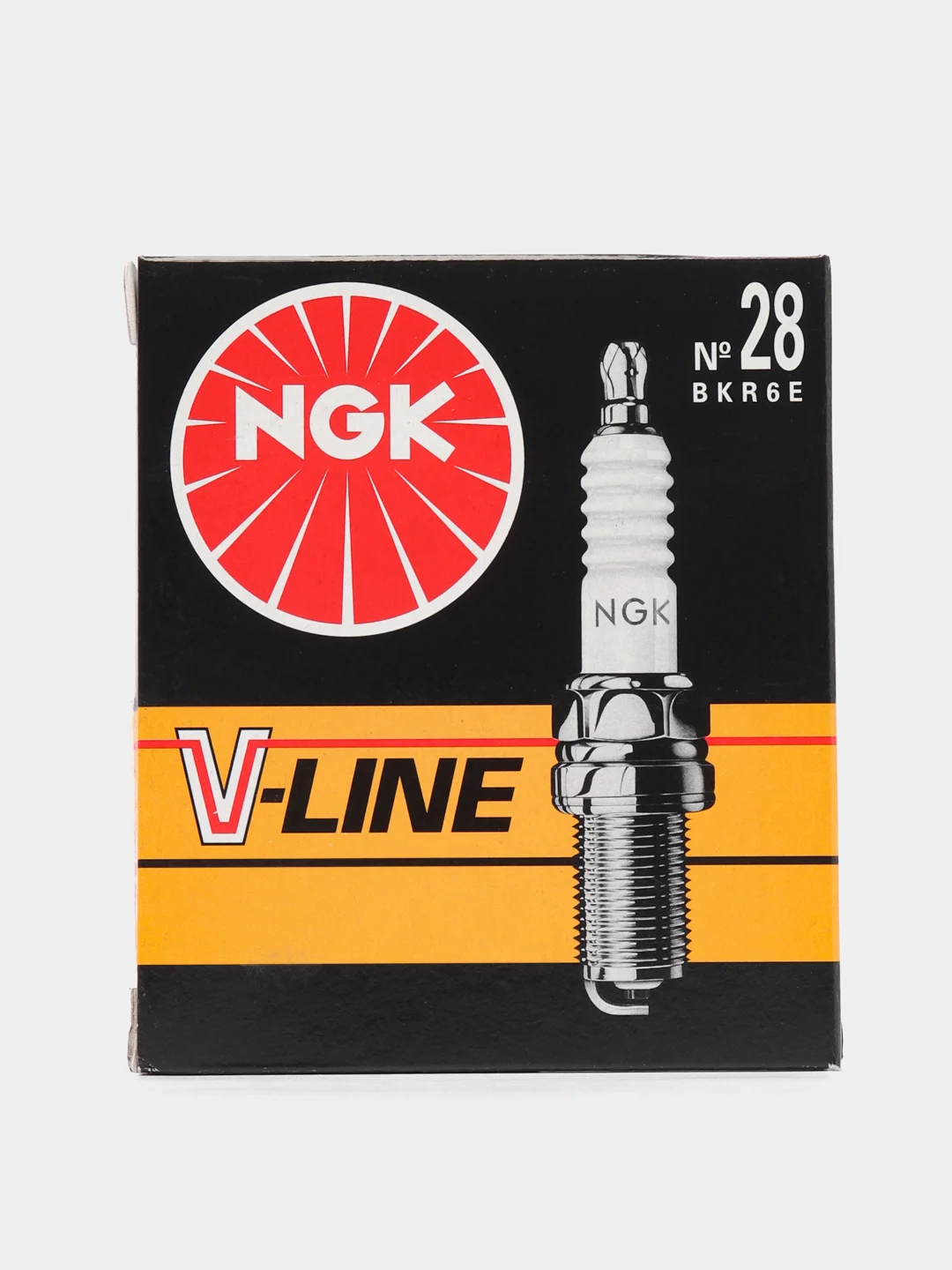 Свеча зажигания NGK BKR6E "V-Line 28", Renault Logan, Sandero 8v, Largus 8v, 4 штуки