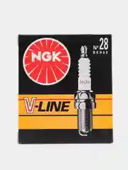 Свеча зажигания NGK BKR6E "V-Line 28", Renault Logan, Sandero 8v, Largus 8v, 4 штуки