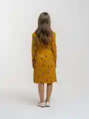 Платье для девочки Sovalina Эля, хлопковое, трикотажное,с длинными рукавами