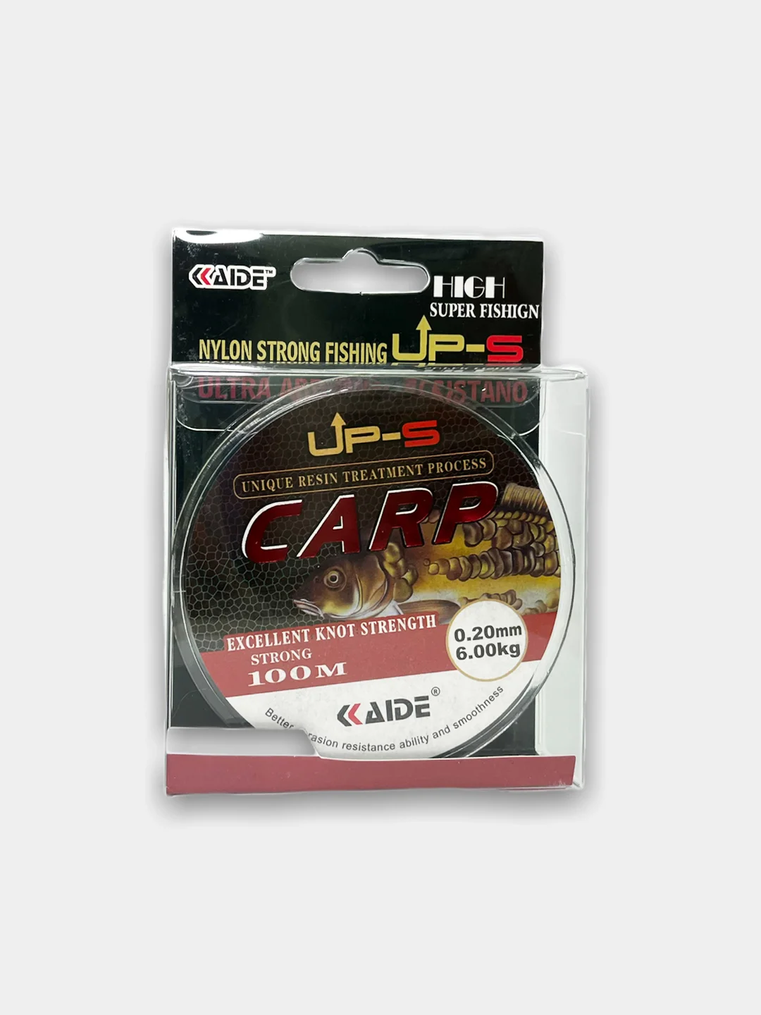 Леска для рыбалки UP-S CARP 100 м, 0,20 мм, 6 кг