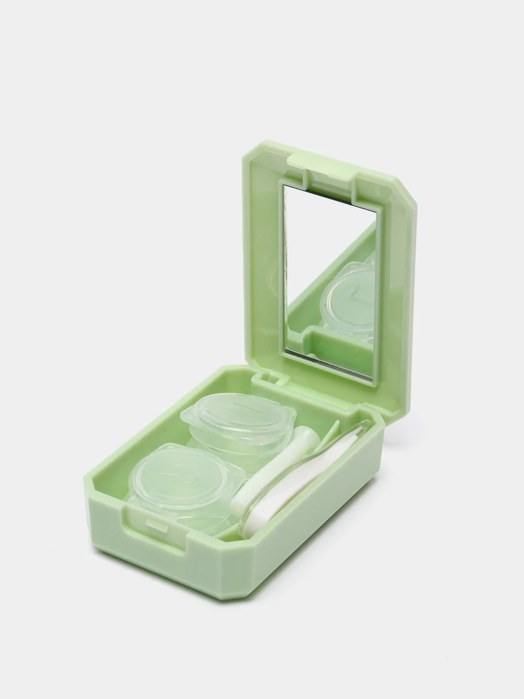 Бирюзовый контейнер для контактных линз Healthy Eyes