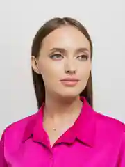 Золотой короткая цепочка с подвеской "Сердце"