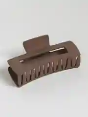 Песочный хаки заколка-краб для волос, матовая, 10,5 см