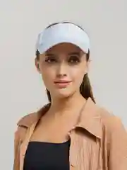 Белый козырек для защиты от солнца, женская кепка