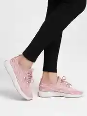 Пудровый кроссовки женские, спортивные