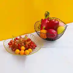 Золотой ваза для фруктов