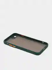 Зеленый чехол с защитой камеры iPhone 13/13 pro/13 mini/11/12, 12 promax, XR, 7, 8, se2