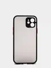 Черный чехол с защитой камеры iPhone 13/13 pro/13 mini/11/12, 12 promax, XR, 7, 8, se2