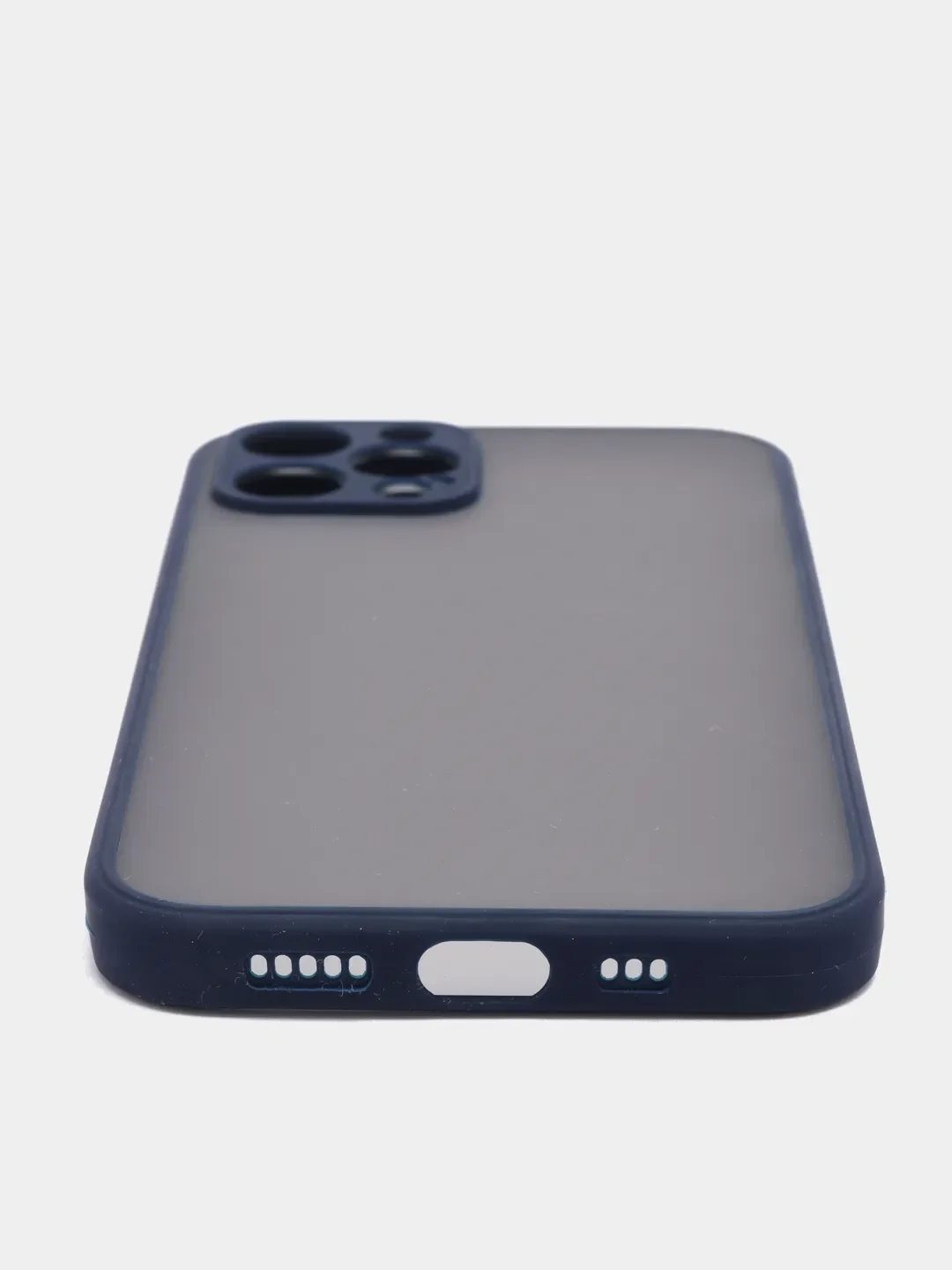 Темно-синий чехол с защитой камеры iPhone 13/13 pro/13 mini/11/12, 12 promax, XR, 7, 8, se2