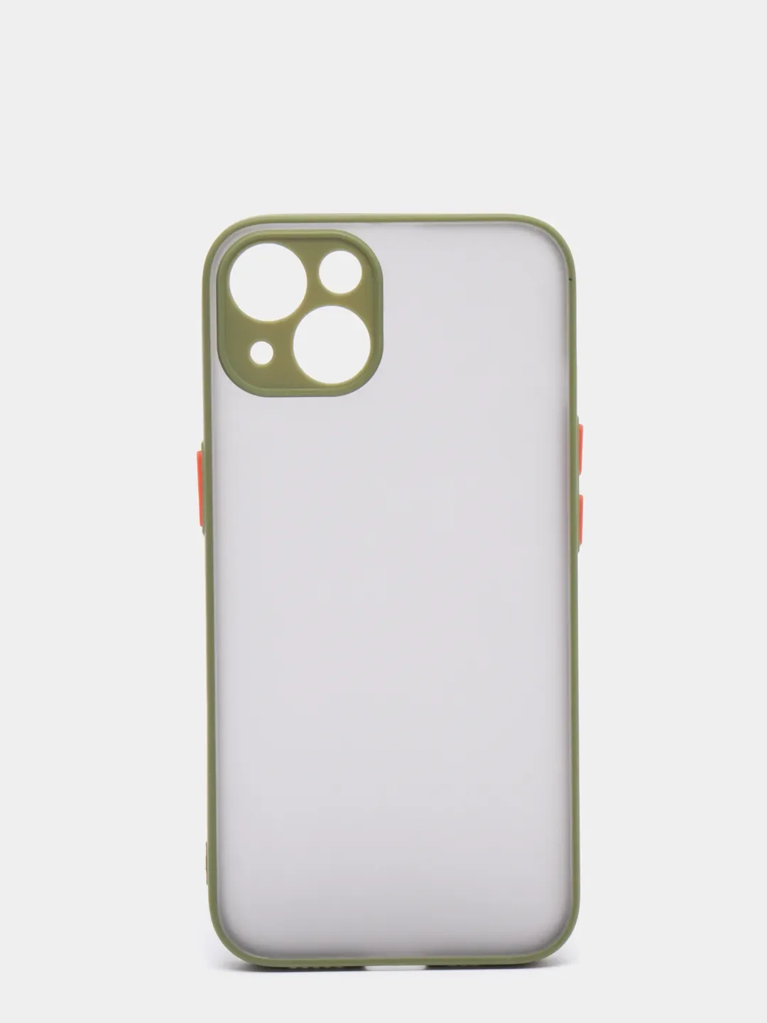 Оливковый чехол с защитой камеры iPhone 13/13 pro/13 mini/11/12, 12 promax, XR, 7, 8, se2