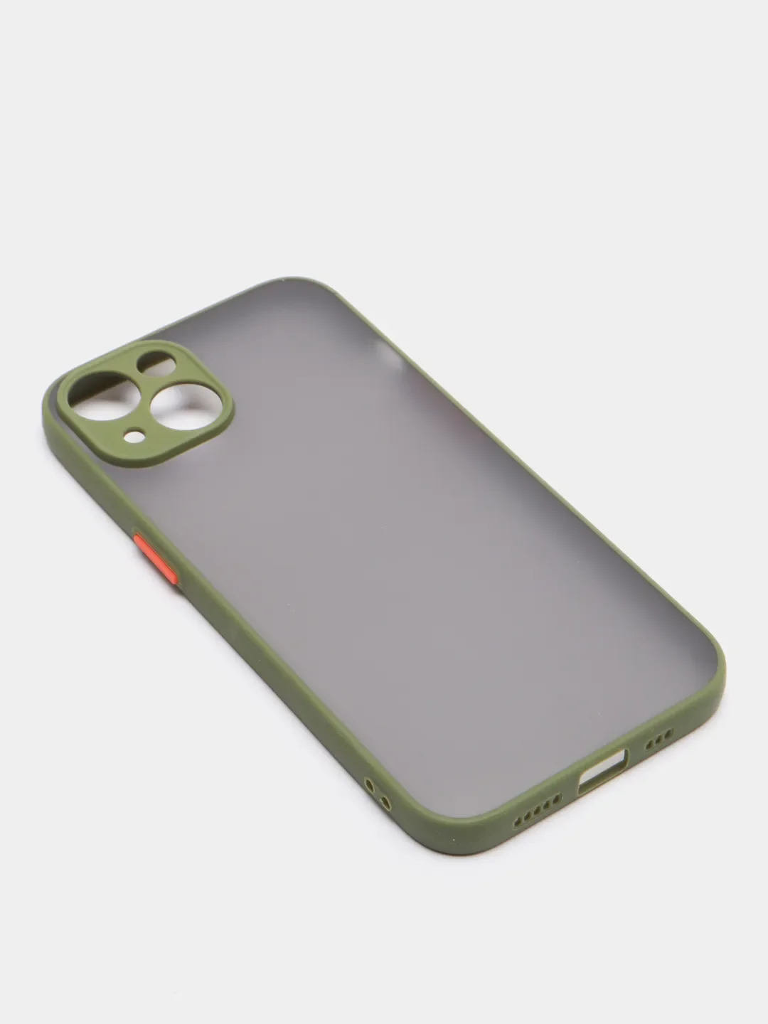 Оливковый чехол с защитой камеры iPhone 13/13 pro/13 mini/11/12, 12 promax, XR, 7, 8, se2